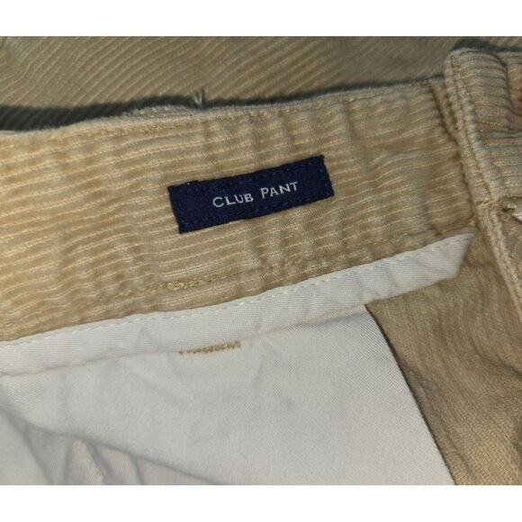 Vineyard Vines Mens Club Khaki Straight Leg Corduroy Pants 35x32 - Picture 5 of 7